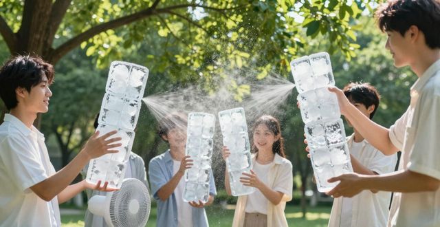 大冰块降温方法_虹口夏季防暑降温大冰块_大冰块户外活动使用时长